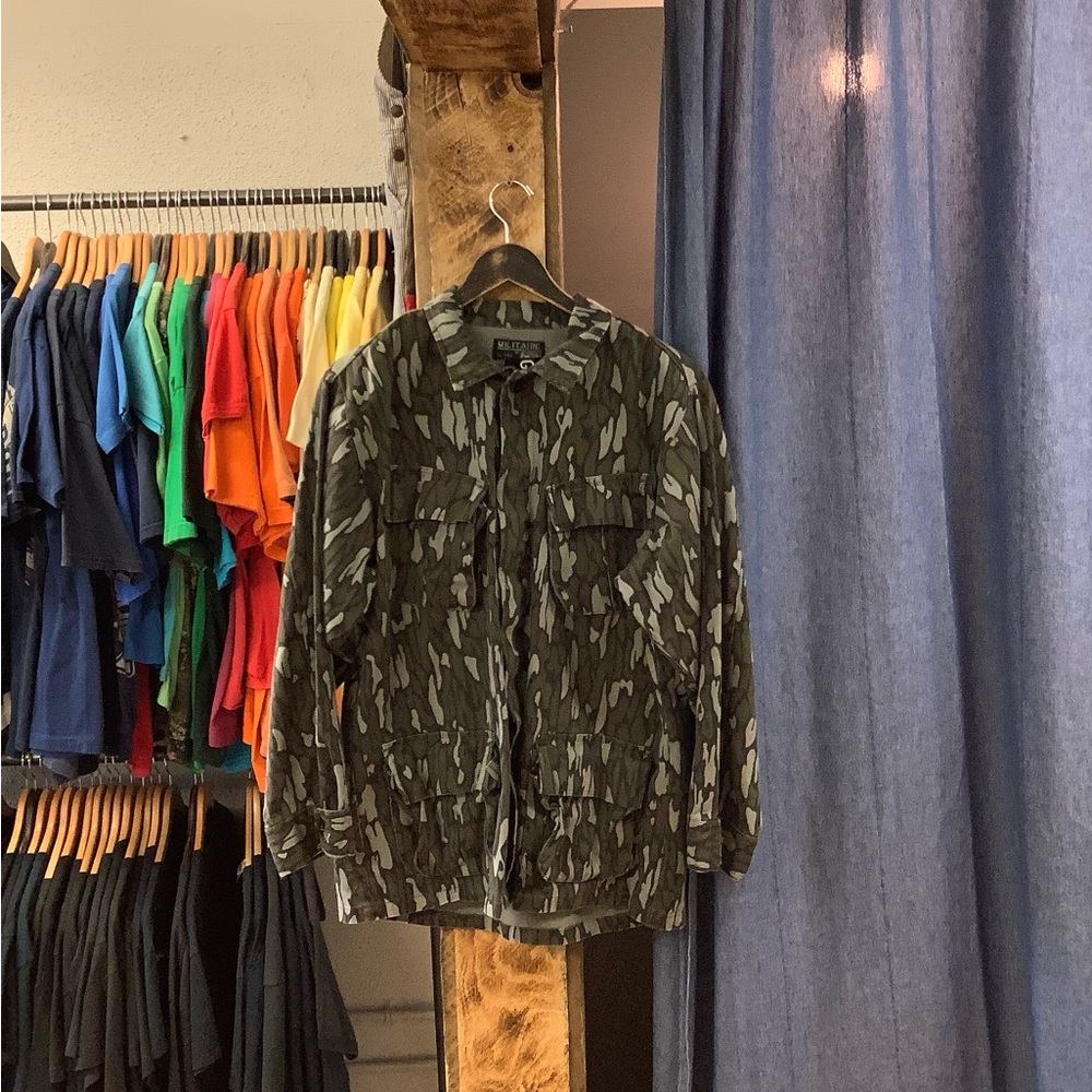 Vintage Militaire Men's Camouflage Jacket